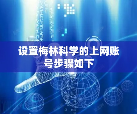 设置梅林科学的上网账号步骤如下