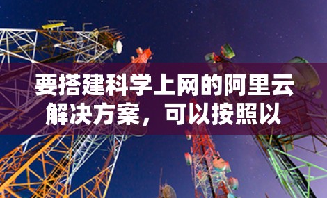 要搭建科学上网的阿里云解决方案，可以按照以下步骤进行