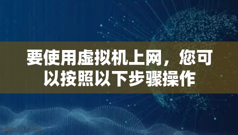 要使用虚拟机上网，您可以按照以下步骤操作