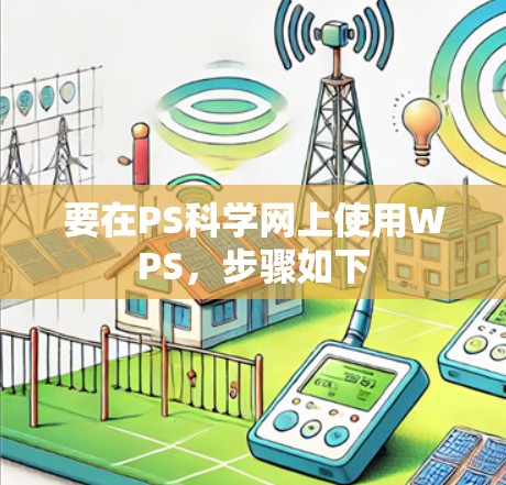 要在PS科学网上使用WPS，步骤如下