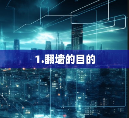 1.翻墙的目的