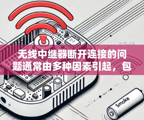 无线中继器断开连接的问题通常由多种因素引起，包括无线主网信号问题、中继器连接线或发送端故障、网络设备更新不兼容等。以下是逐步解决问题的步骤