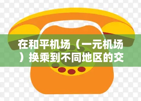 在和平机场（一元机场）换乘到不同地区的交通方式通常包括火车和地铁。以下是主要的换乘方式