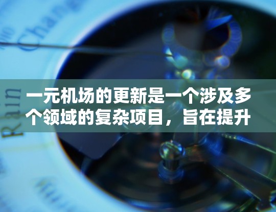 一元机场的更新是一个涉及多个领域的复杂项目，旨在提升整体机场的现代化水平和旅客体验。以下是对这一问题的详细分析和总结