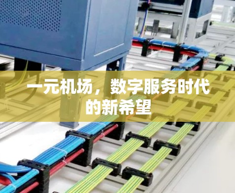 一元机场，数字服务时代的新希望