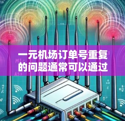 一元机场订单号重复的问题通常可以通过以下步骤来处理