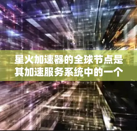 星火加速器的全球节点是其加速服务系统中的一个重要组成部分，每个节点通常代表不同的加速效果或版本。以下是对星火加速器全球节点的详细分析